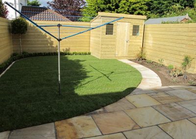 new back garden fencing installed in bebington